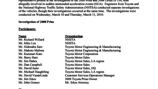This Memo Proves The Runaway Prius Was A Hoax